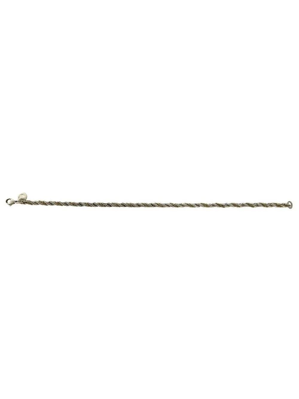 Tiffany & Co Twisted Rope Bracelet 925 Sterling Silver Gold